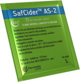 Levure SafCider™ AS-2 de Fermentis