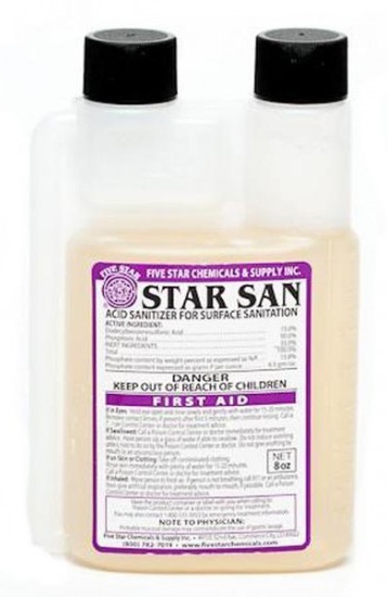 Bouteille Star
                    San 8 oz